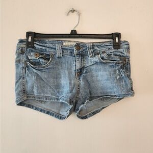 Imperial star jean Distressed shorts low rise short size juniors 13